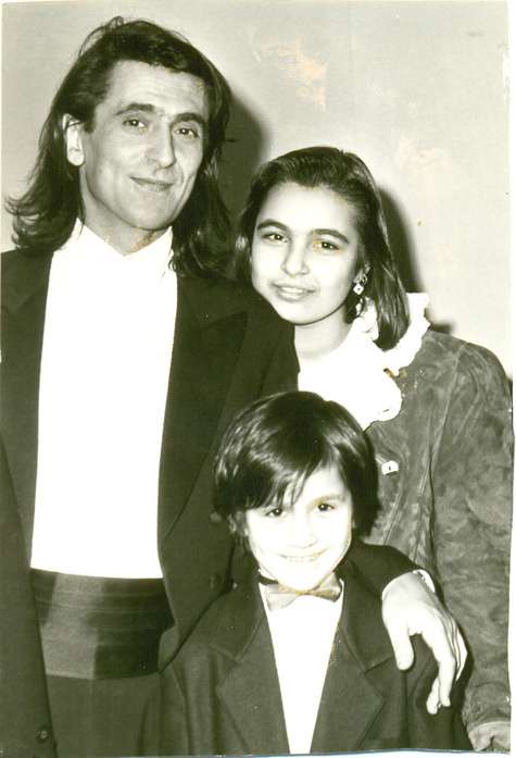 Юрий Башмет был для дочери и сына папой-праздником. Появлялся нечасто, зато веселый и с подарками.