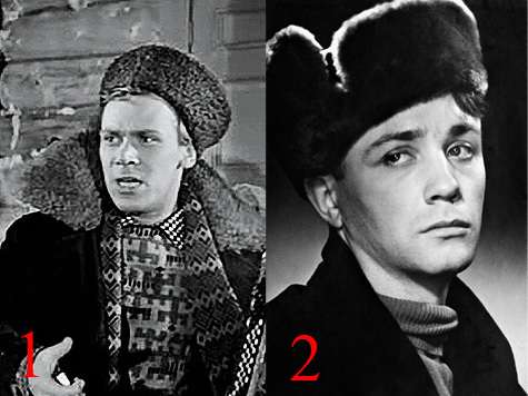 Роман Филиппов (1) сыграл Филю Зайцева, хотя пробы Леонида Куравлева (2) были очень удачными.