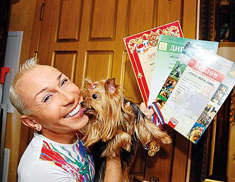 Александр Песков воспитывает из своих йорков настоящих чемпионов