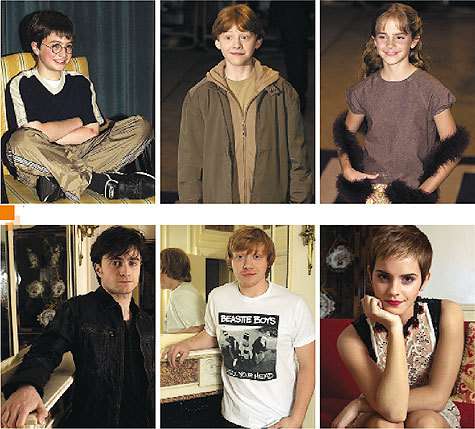 Дэниелу Рэдклиффу, Руперту Гринту и Эмме Уотсон было по 11—12 лет, когда они начали играть Гарри Поттера, Рона Уизли и Гермиону Грейнджер в фильме «Гарри Поттер и Философский камень». С тех пор прошло десять лет...