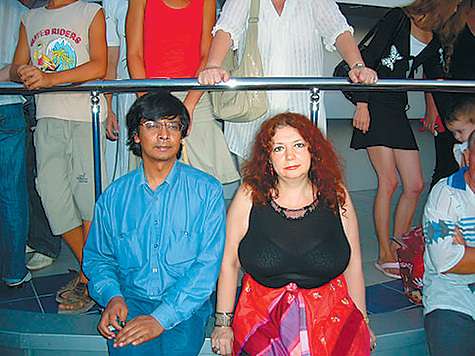 Феминистка Мария Арбатова ужилась с индусом.