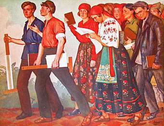 Новую молодежь призывали отказаться от танцев и вечеринок.