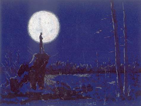 Эскиз художника Виктора Оковитого к картине «Собака Баскервилей».