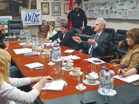 Министр образования и науки в гостях у редакции “МК”.