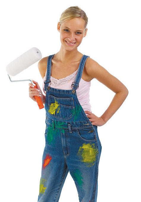 Строителей вогнали в краску