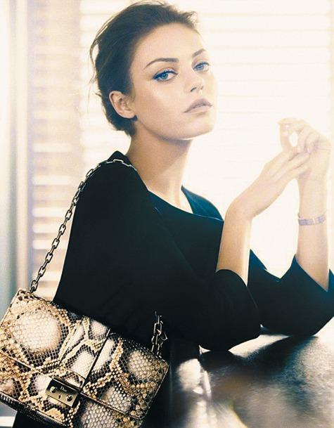 Мила Кунис учится моде