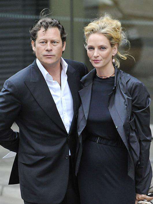 Ума Турман и Арпад Буссон. Фото: Rex Features/Fotodom.ru.