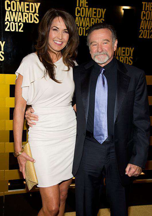 Сьюзан Шнайдер и Робин Уильямс. Фото: AP Images.