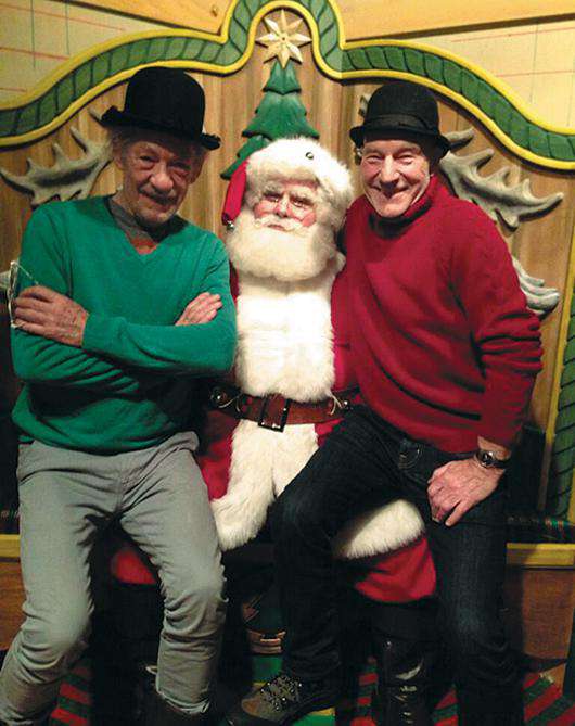 Патрик Стюарт и Иэн Маккеллен. Фото: Twitter.com.