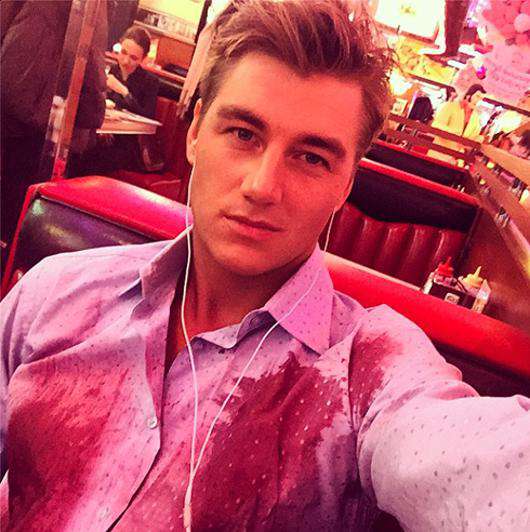 Алексея Воробьева испугались в кафе. Фото: Instagram.com/alexeysparrow.