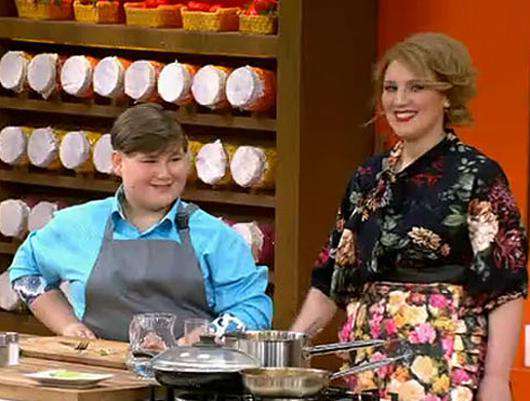 Участник проекта «Голос. Дети» Ираклий Инцкирвели с мамой Ирмой. 