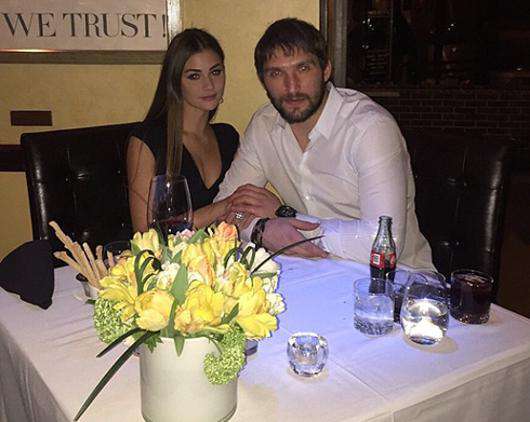 Анастасия Шубская и Александр Овечкина. Фото: Instagram.com.