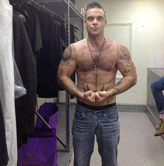 Робби Уильямс. Фото: Twitter.com.