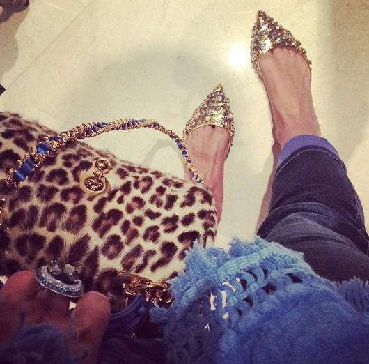 Наташа Королева похвасталась новыми туфлями. Фото: Instagram.com/natellanatella.