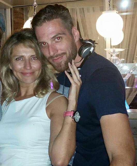 Екатерина Архарова и ее новый возлюбленный. Фото: Facebook.com.