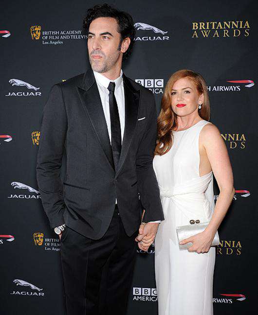 Саша Барон Коэн и Айла Фишер. Фото: All Over Press.