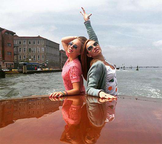 Татьяна Навка с дочерью Александрой. Фото: Instagram.com.