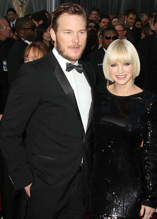 Анна Фарис и Крис Пратт. Фото: Rex Features/Fotodom.ru.