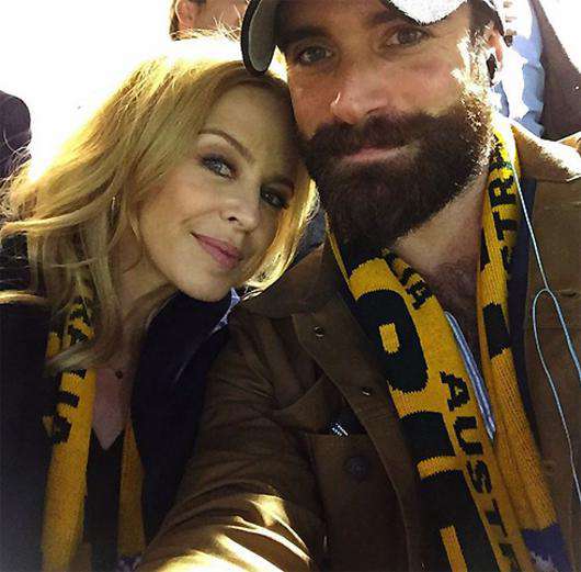 Кайли Миноуг и Джошуа Сасс. Фото: Instagram.com/joshuasasse.