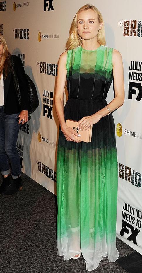 Диана Крюгер: как правильно носить прозрачные юбки