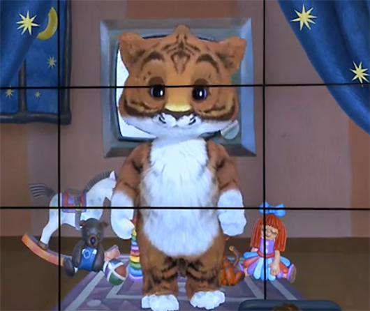 Тигренок Мур станет новым героем программы «Спокойной ночи, малыши». Фото: www.youtube.com.