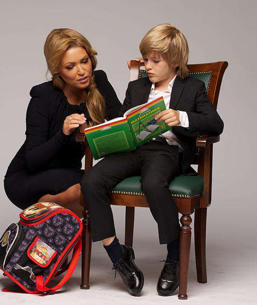 Ирина Дубцова и сын Артем.