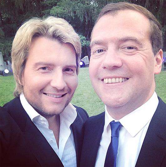 Дмитрий Медведев и Николай Басков. Фото: Instagram.com/nikolaibaskov.