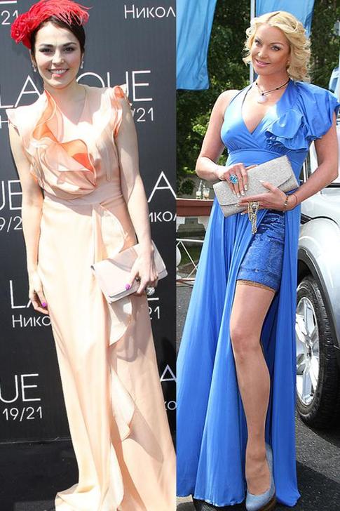 У Волочковой платье по «народной цене», а у Казановой — от Emmi