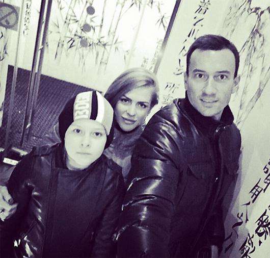 Михаил Терехин с бывшей женой и сыном. Фото: Instagram.com/terekhinmisha.