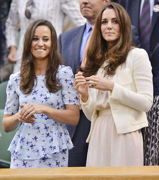 Пиппа Миддлтон и герцогиня Кембриджская Кэтрин. Фото: Rex Features/Fotodom.ru.