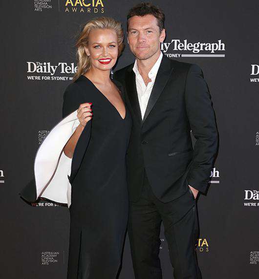 Сэм Уортингтон и Лара Бингл. Фото: Rex Features/Fotodom.ru.