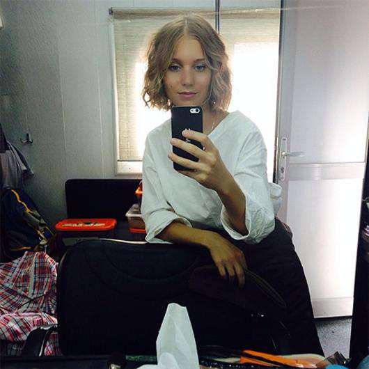 Кристина Асмус с новой стрижкой. Фото: Instagram.com/asmuskristina.