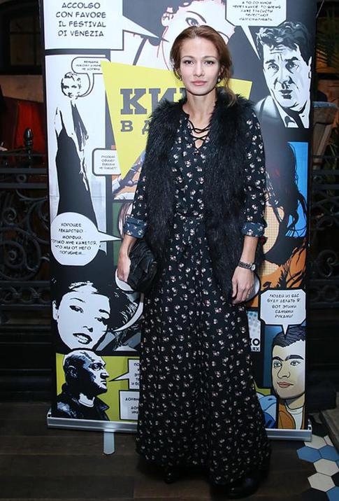 Евгения Брик выглядит богемно