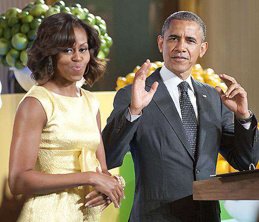 Мишель и Барак Обама. Фото: Rex Features/Fotodom.ru.