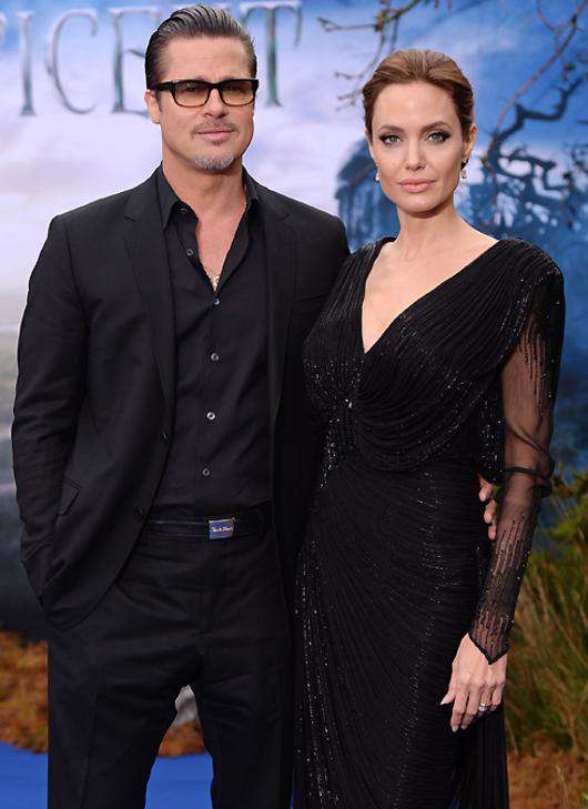 Брэд Питт и Анджелина Джоли. Фото: Rex Features/Fotodom.ru.