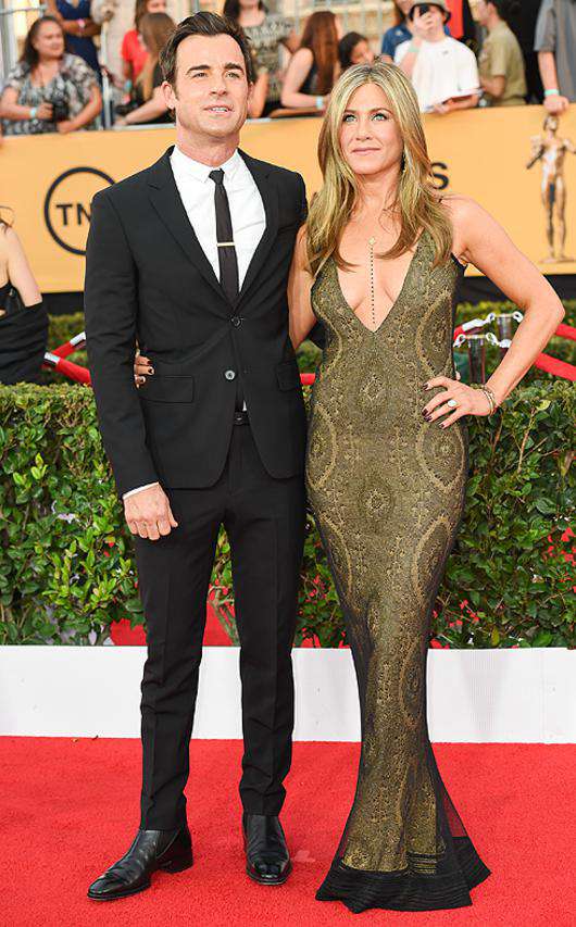 Дженнифер Энистон и Джастин Теру. Фото: All Over Press.