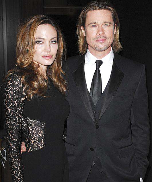 Анджелина Джоли и Брэд Питт. Фото: Rex Features/Fotodom.ru.