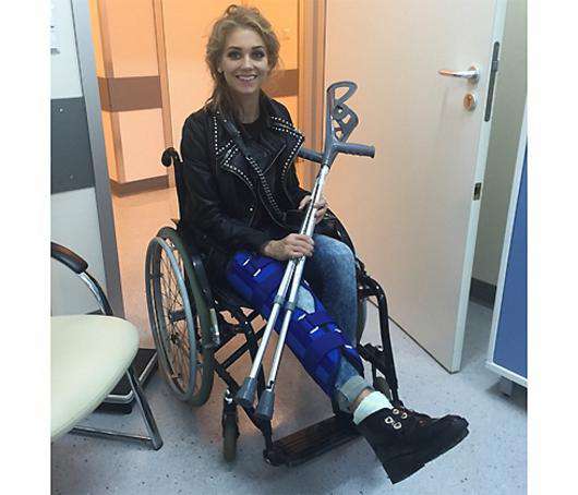 Кристина Асмус после операции. Фото: Instagram.com/asmuskristina.