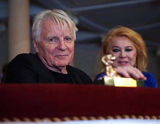 Юрий Назаров с женой.