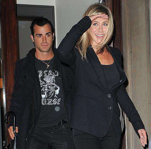 Дженнифер Энистон и Джастин Теру. Фото: Startracks Photo/Fotodom.ru.