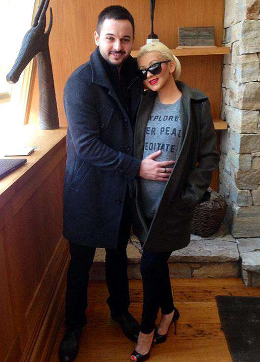 Мэтью Ратлер и Кристина Агилера. Фото: Twitter.com/@xtina.