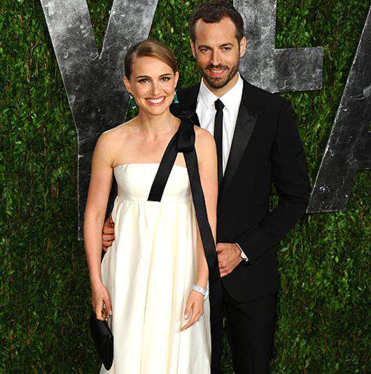 Натали Портман и Бенджамин Мильпье. Фото: Rex Features/Fotodom.ru.