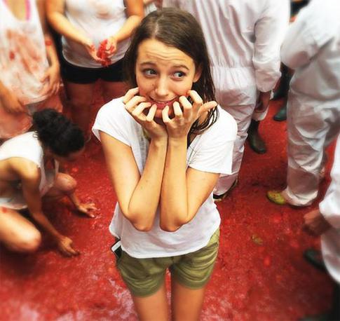 Блейк Лайвли забросали помидорами