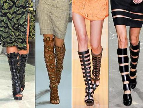 Гладиаторы к ногам женщины: как носить легендарную обувь?