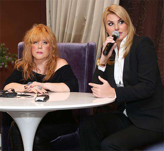 Алла Пугачева и Ирсон Кудикова.