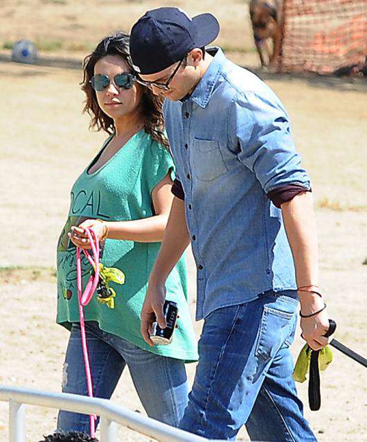 Мила Кунис и Эштон Катчер. Фото: All Over Press.