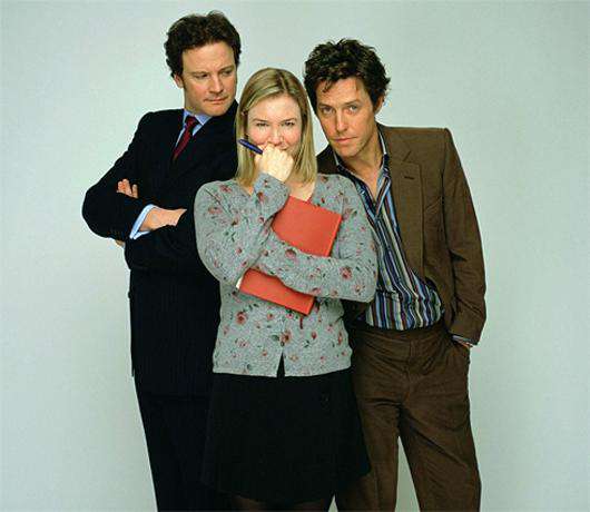 Колин Ферт, Рене Зелльвегер и Хью Грант в фильме «Дневник Бриджит Джонс». Фото: материалы пресс-служб.