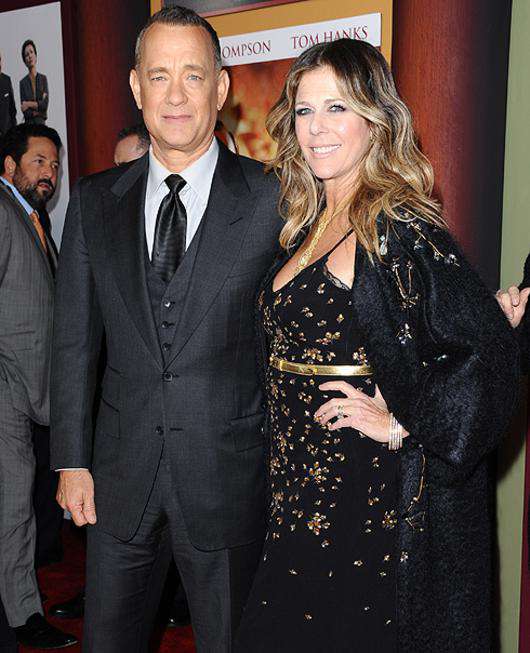 Том Хэнкс и Рита Уилсон. Фото: Startracks Photo/Fotodom.ru.