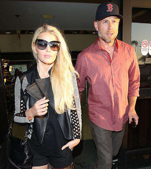 Джессика Симпсон и Эрик Джонсон. Фото: Rex Features/Fotodom.ru.