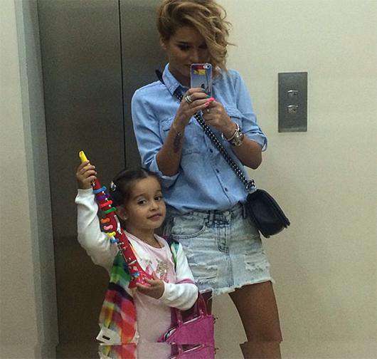Ксения Бородина с дочерью Марусей. Фото: Instagram.com/borodylia.